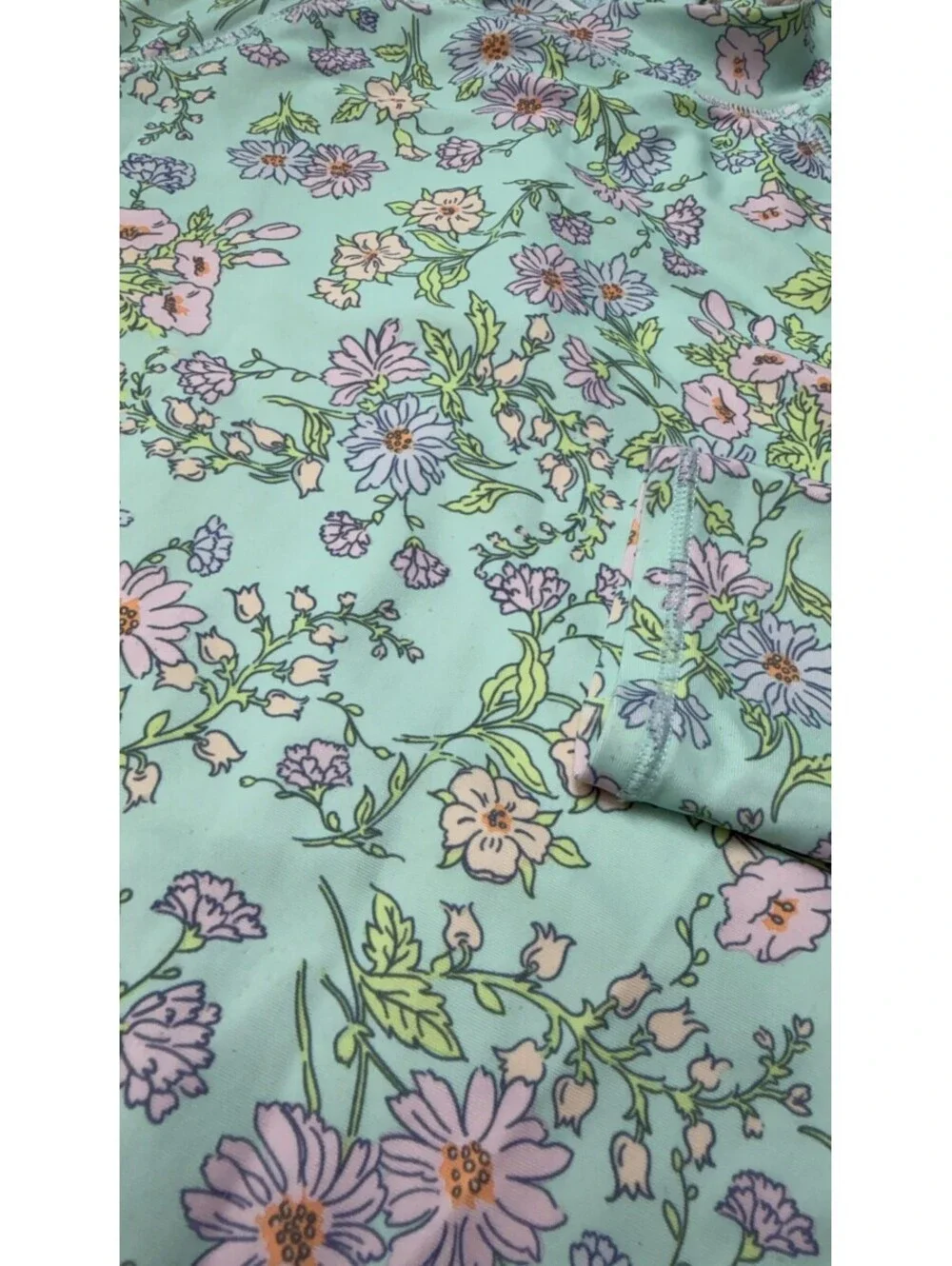 OshKosh B'gosh Girls Size 10 Floral Long Sleeve Swimsuit